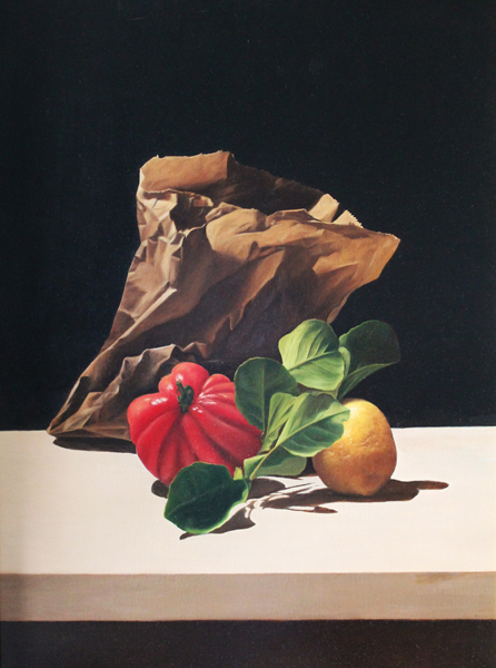 NATURA (peperone e limone) dell'artista Michele Taricco