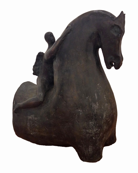 ANGIOLINO A CAVALLO by the artist Paolo Staccioli ANGIOLINO A CAVALLO by the artist Paolo Staccioli