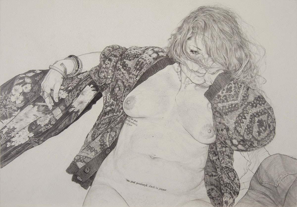 LE PLUS PROFOND C'EST LA PEAU by the artist Riccardo Mannelli LE PLUS PROFOND C'EST LA PEAU by the artist Riccardo Mannelli
