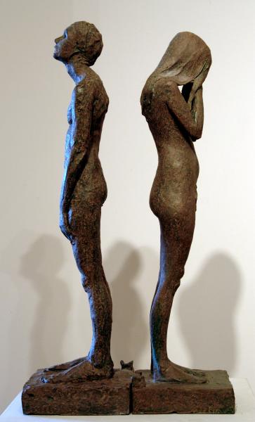 Adamo ed Eva (Cacciata dal Paradiso) dell'artista Nicola Biondani