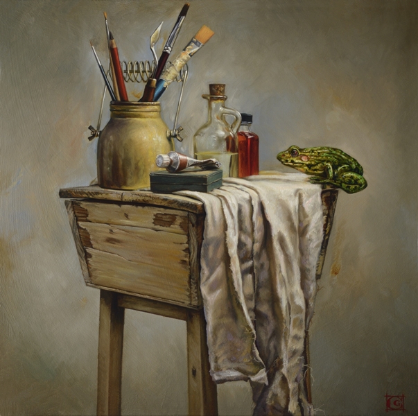 GLI STRUMENTI DEL PITTORE dell'artista Claudia Giraudo