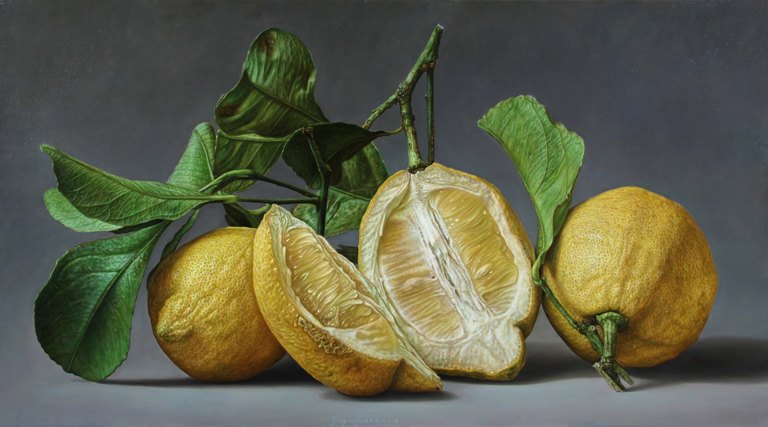 LIMONI IN LUCE dell'artista Gioacchino Passini LIMONI IN LUCE dell'artista Gioacchino Passini