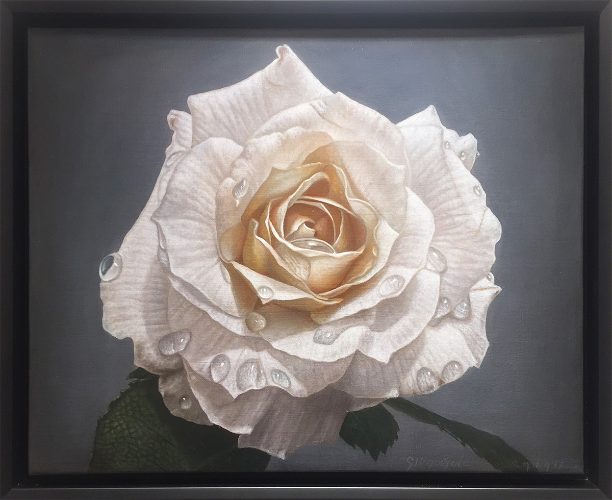 PICCOLA ROSA BIANCA by the artist Gioacchino Passini