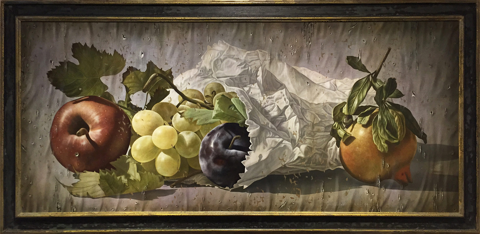 FRUTTA E UN SACCHETTO BIANCO by the artist Gioacchino Passini