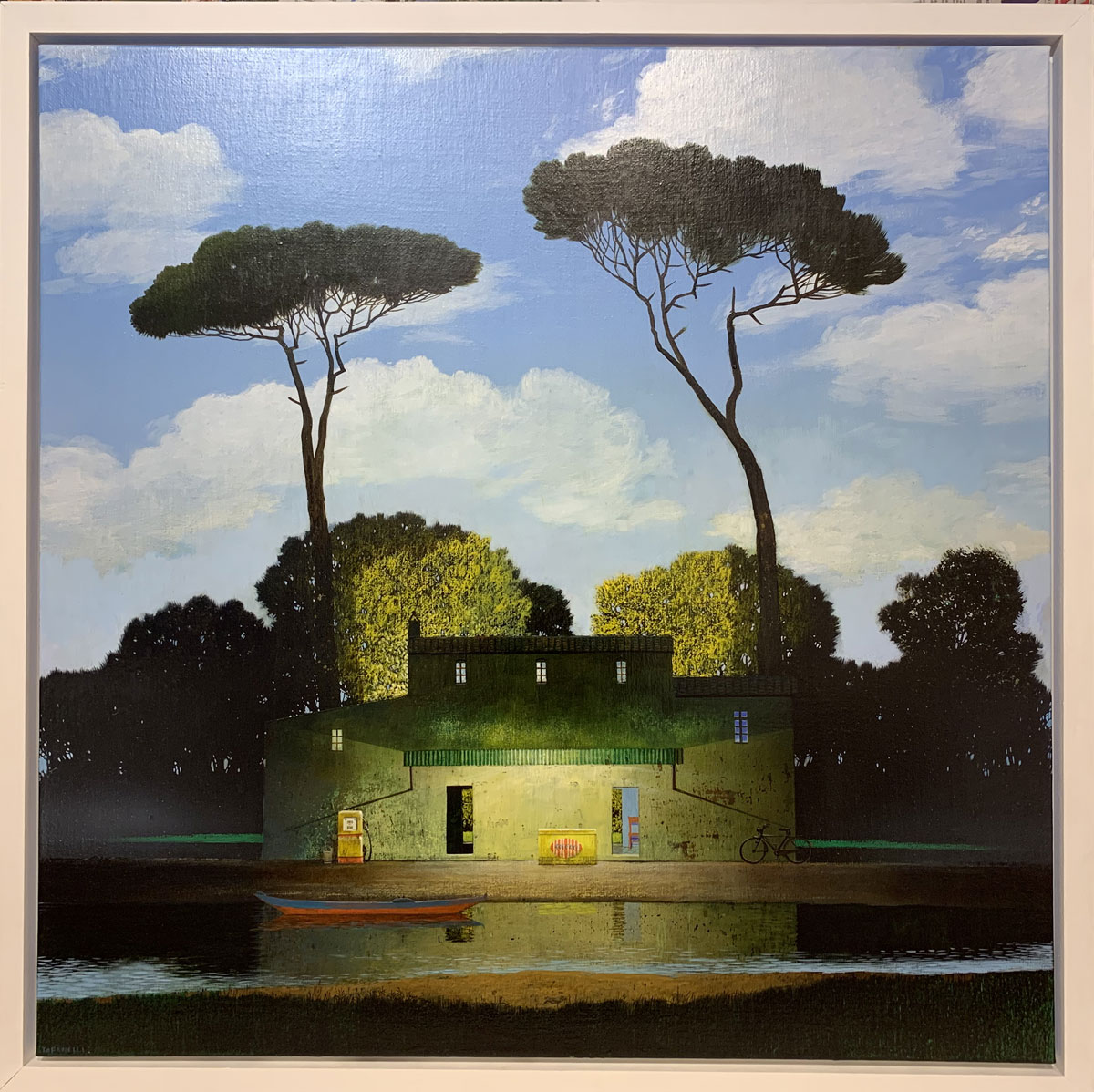 ASPETTANDO MAGRITTE dell'artista Alessandro Tofanelli ASPETTANDO MAGRITTE dell'artista Alessandro Tofanelli