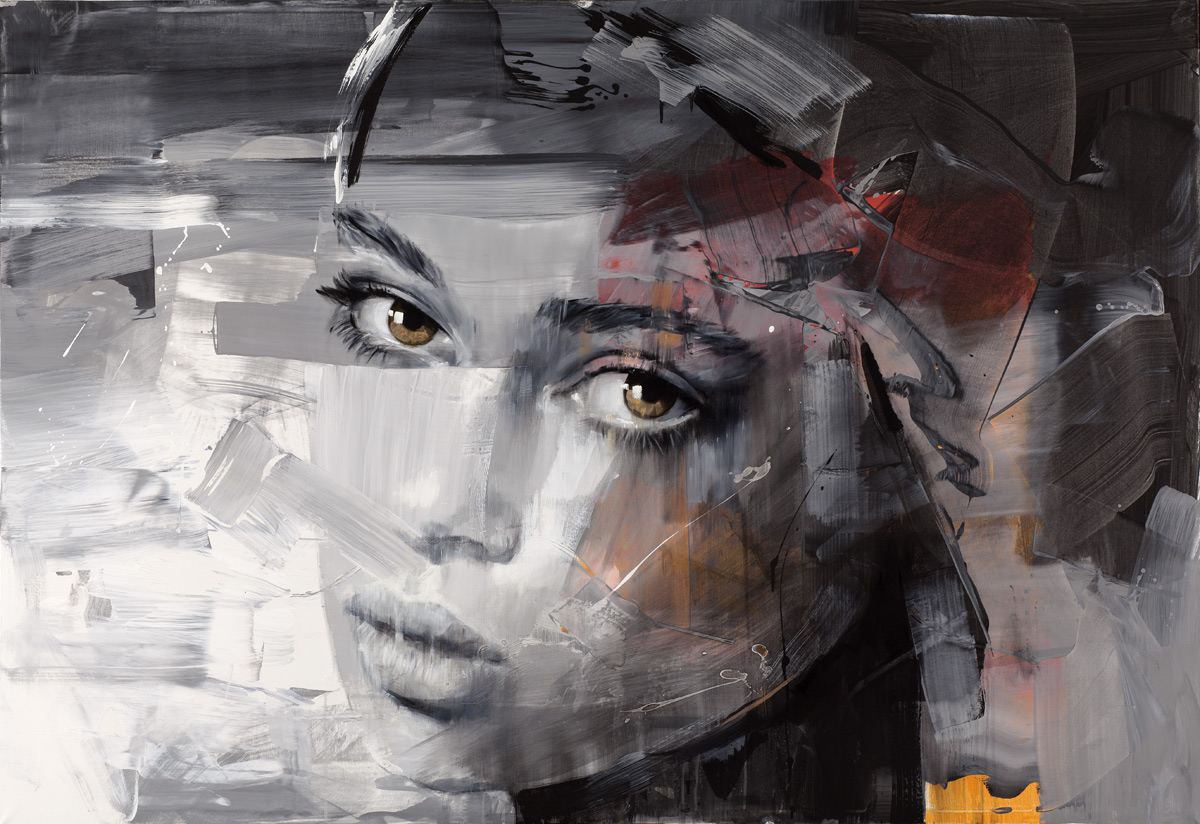 FACE SPLASH 31-1017 by the artist Pier Toffoletti FACE SPLASH 31-1017 by the artist Pier Toffoletti