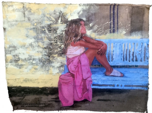 SITTING ON A BENCH di Gianluca Resi