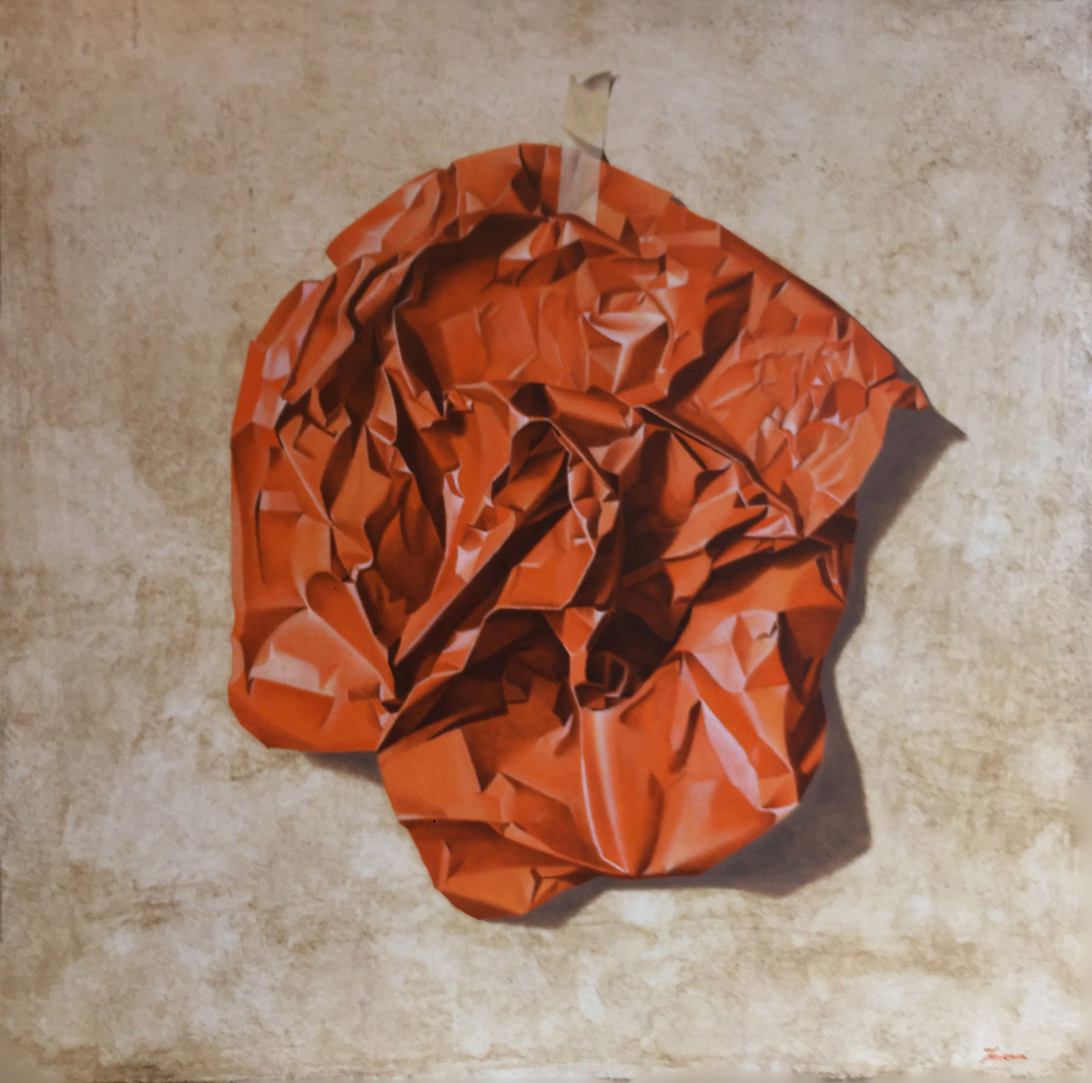 CRUMPLED by the artist Fabio Inverni