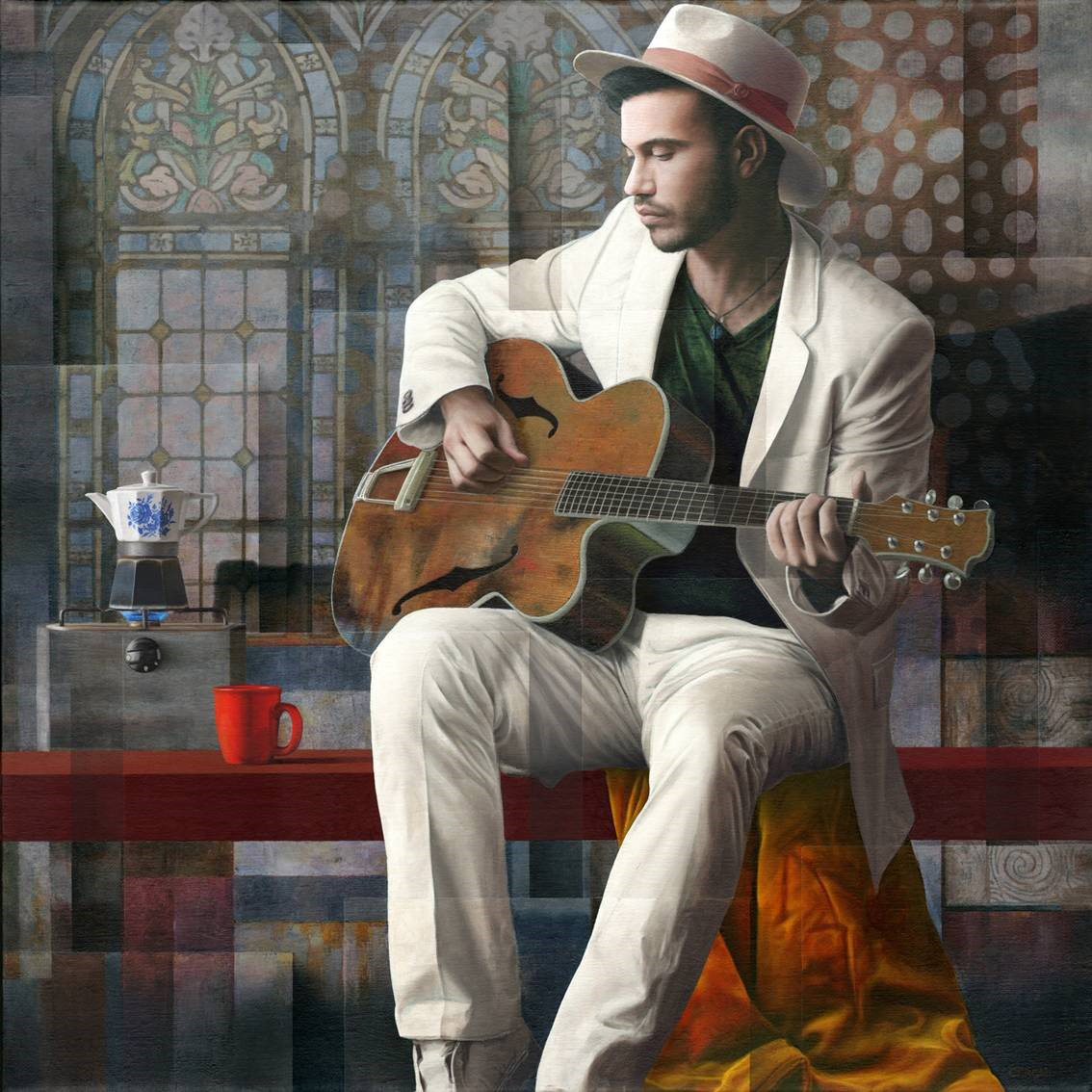 BLUES by the artist Sergio Cerchi