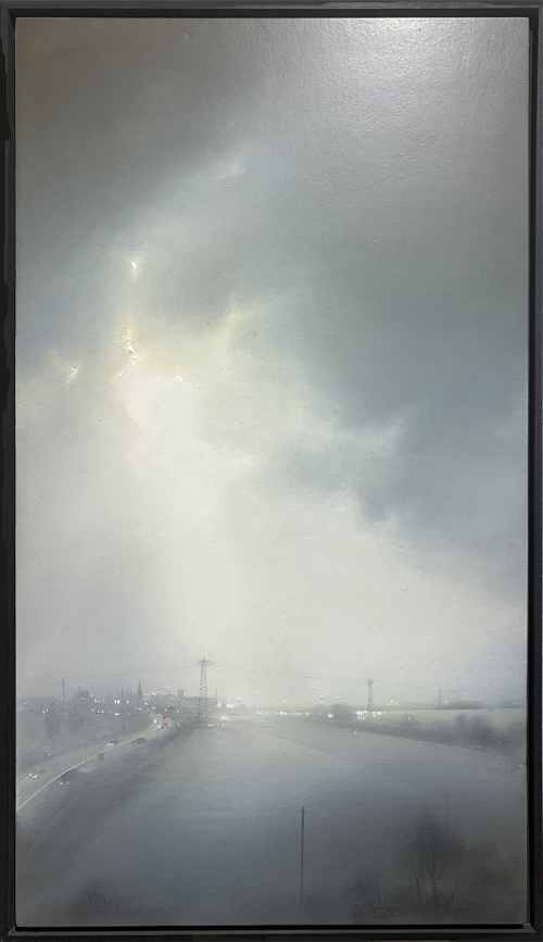 AUTO VERSO LA CITTA’ luce del mattino by Andrea Giovannini AUTO VERSO LA CITTA’ luce del mattino by Andrea Giovannini