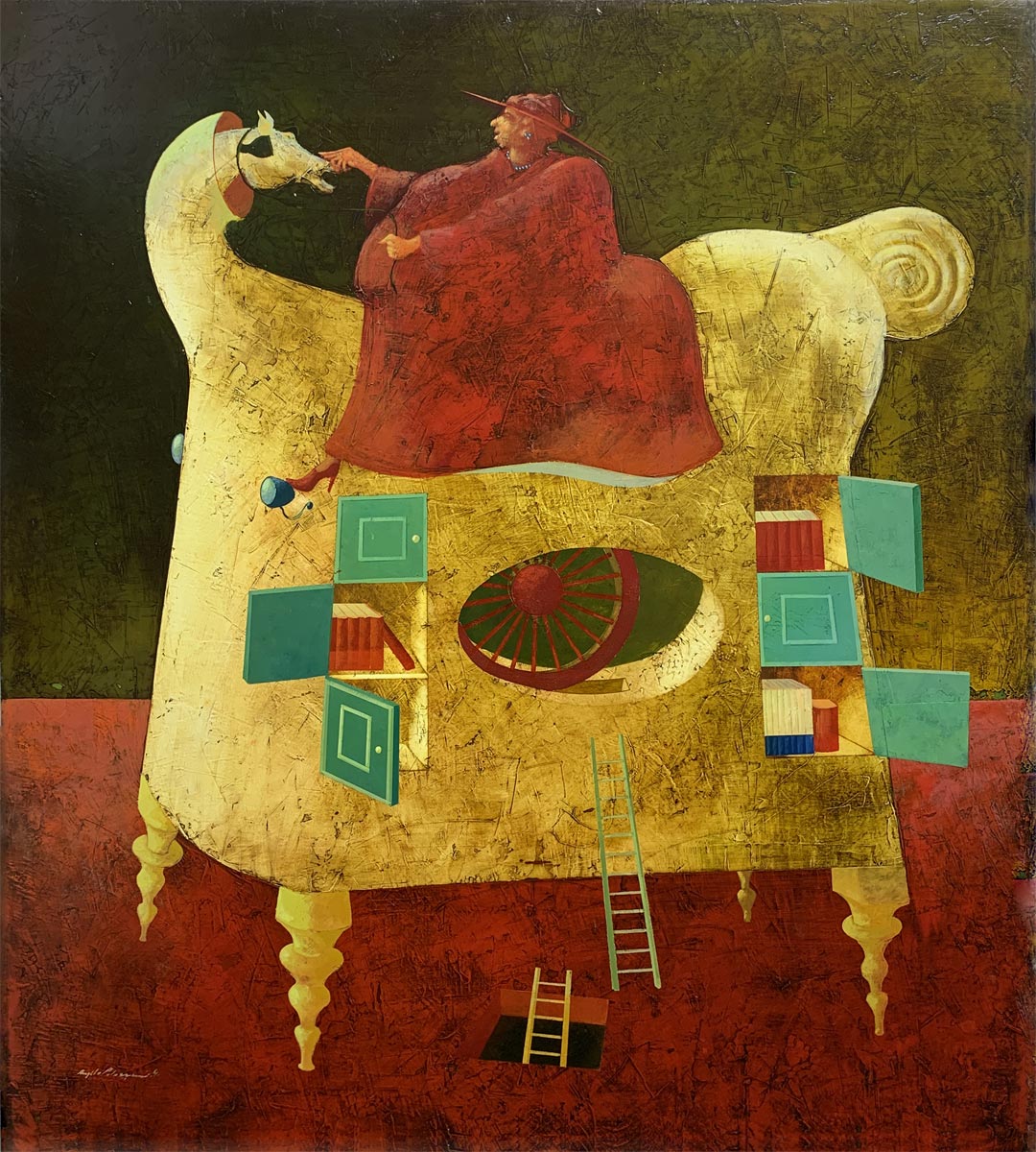 UN CAVALLO MOBILE by the artist Angelo Palazzini