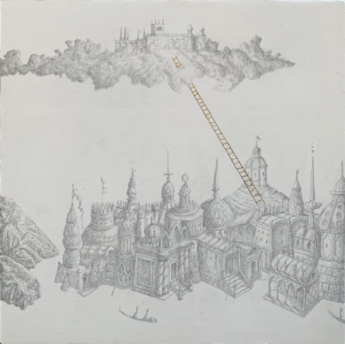 SCALA SANTA grafite by Giulio Rigoni