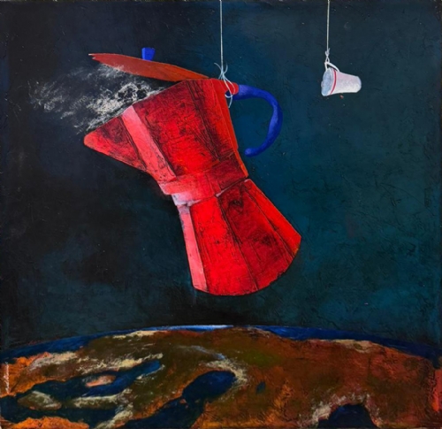 UNA CAFFETTIERA SPAZIALE by Angelo Palazzini